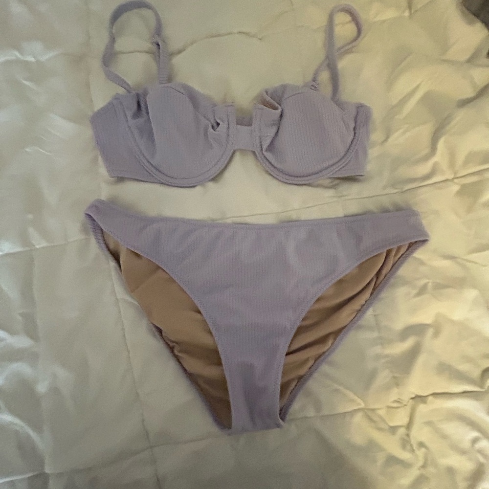 Shade & Shore Lilac Bikini Set